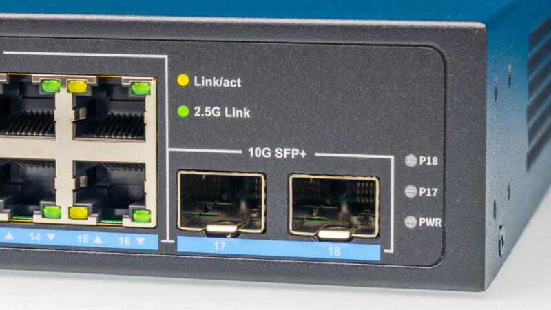 Vimin VM S251602P 16 Port 2.5G PoE Switch With 2x 10G SFP+ 10G Ethernet Ports 1