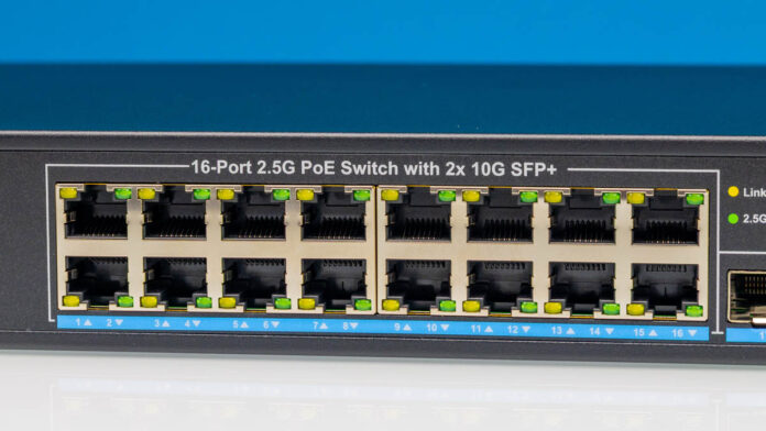 Vimin VM S251602P 16 Port 2.5G PoE Switch With 2x 10G SFP+ 2.5g Ethernet Ports 1 Vimin VM S251602P 16 Port 2.5G PoE Switch With 2x 10G SFP+ 2.5g Ethernet Ports 1