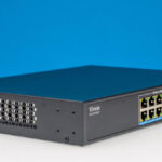 Vimin VM S251602P 16 Port 2.5G PoE Switch With 2x 10G SFP+ Front Angled 2