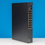 Vimin VM S251602P 16 Port 2.5G PoE Switch With 2x 10G SFP+ Front Angled 4