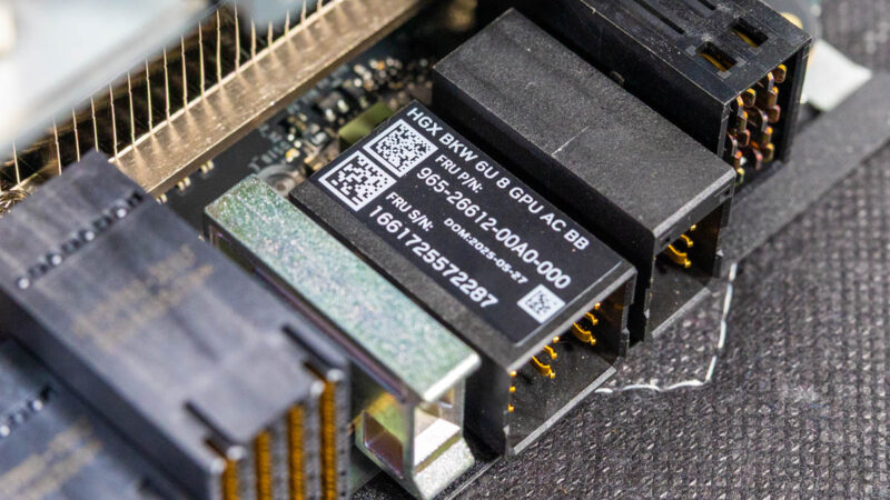 ASRock Rack 8U8X GNR2 SYN B200 Connector Barcode 2