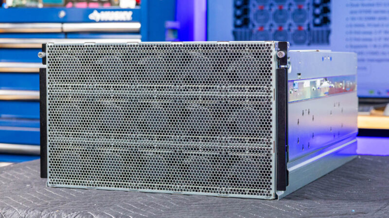 ASRock Rack 8U8X GNR2 SYN B200 Front Angled 1