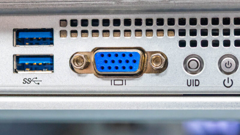 ASRock Rack 8U8X GNR2 SYN B200 Front IO Ports 2