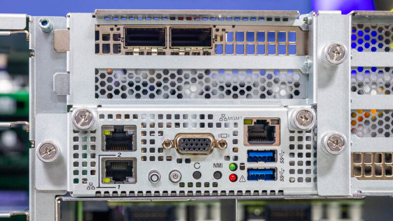 ASRock Rack 8U8X GNR2 SYN B200 Rear IO