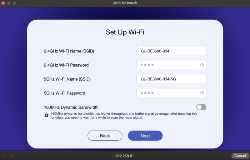 GL INet Setup 2 WiFi SSID