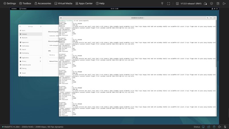 GL.iNet Comet GL RM1 KVM Over Ethernet Tailscale To Minisforum MS R1 Remote