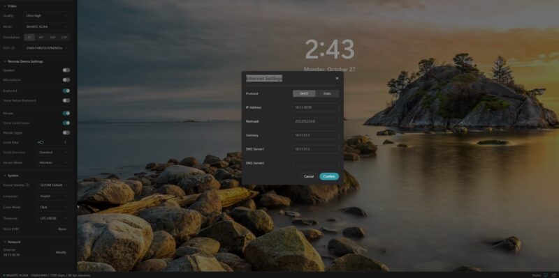 GL.iNet Comet KVM Network