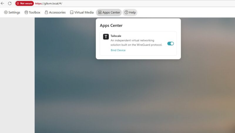 GL.iNet Comet KVM Tailscale