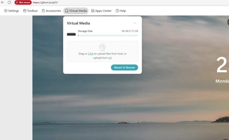 GL.iNet Comet KVM Virtual Media