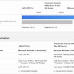 Geekbench 6 GPU Vulkan Beelink GTR9 Pro Versus Framework Desktop