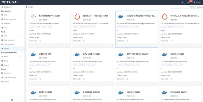 Kaytus MotusAI Container Images