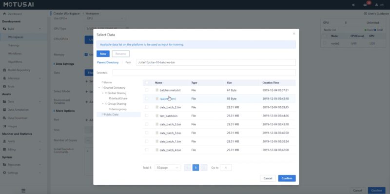 Kaytus MotusAI General User Select Data
