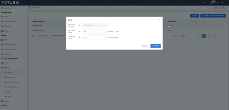 Kaytus MotusAI Set CPU And GPU Unit Pricing