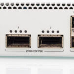 MikroTik CRS812 8DS 2DQ 2DDQ 200G QSFP56 Port 1