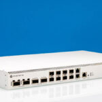 MikroTik CRS812 8DS 2DQ 2DDQ Front Angled 3