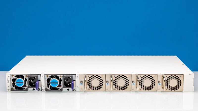 MikroTik CRS812 8DS 2DQ 2DDQ Rear 1