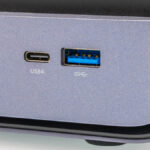 Minisforum N5 PRO P370 Front Ports 1