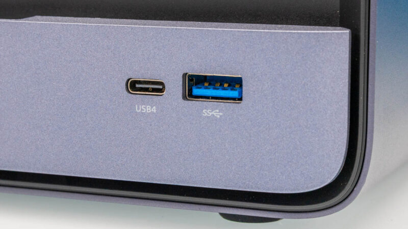 Minisforum N5 PRO P370 Front Ports 1