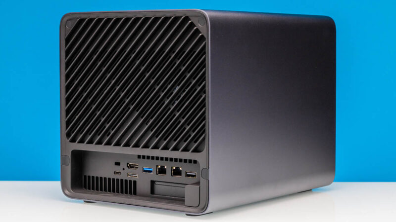 Minisforum N5 PRO P370 Rear Angled 2