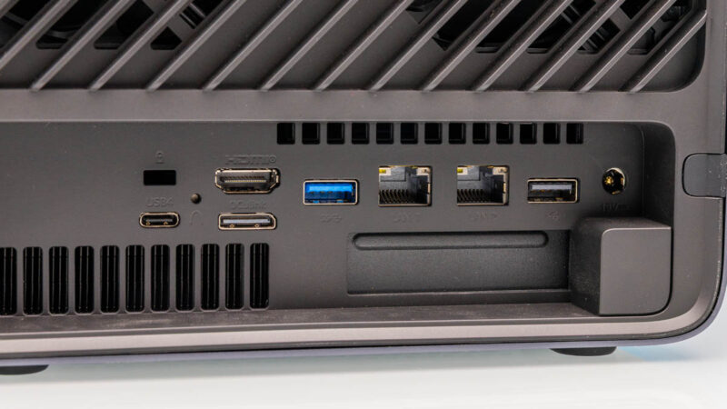 Minisforum N5 PRO P370 Rear Ports 1