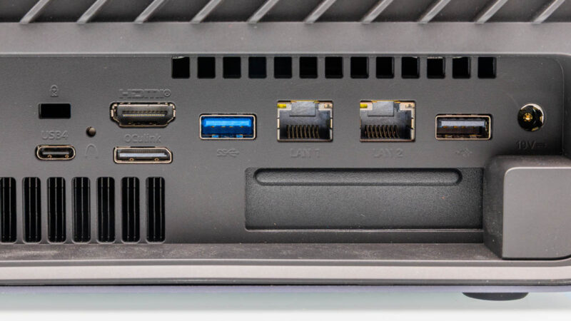 Minisforum N5 PRO P370 Rear Ports 2