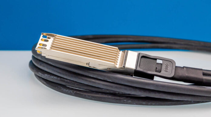 This is the Massive NVIDIA 800G OSFP to 2x 400G QSFP112 Passive Splitter DAC Cable NVIDIA 800G OSFP To 2x 400G QSFP112 Passive Splitter Cable 980 9I80Q 00N02A 2