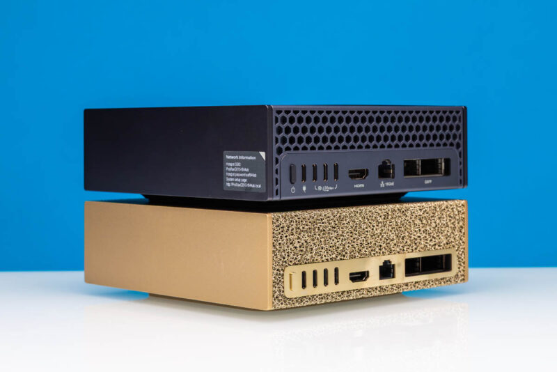 NVIDIA DGX SPARK Dell Comparison Rear Angled 1