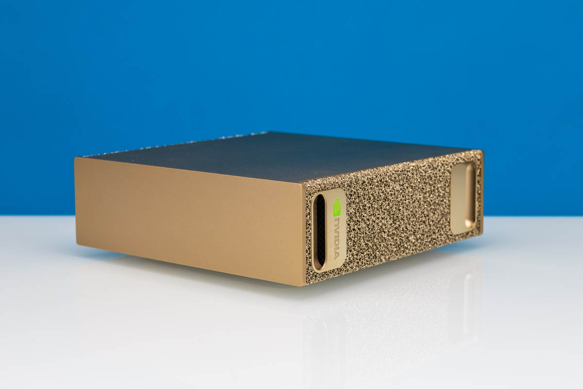 NVIDIA DGX SPARK Front Angled 3 - ServeTheHome