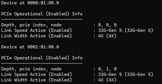 NVIDIA GB10 ConnectX 7 PCIe Gen5 X4 Connection