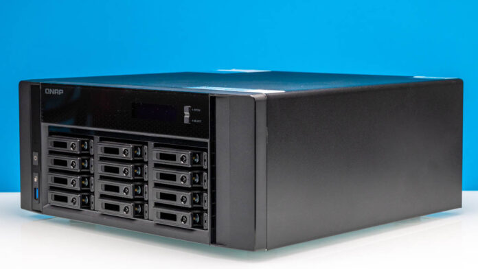 QNAP TS H1290FX Front Angled 1