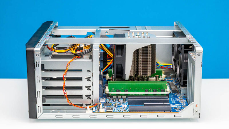 QNAP TS H1290FX Inside 1
