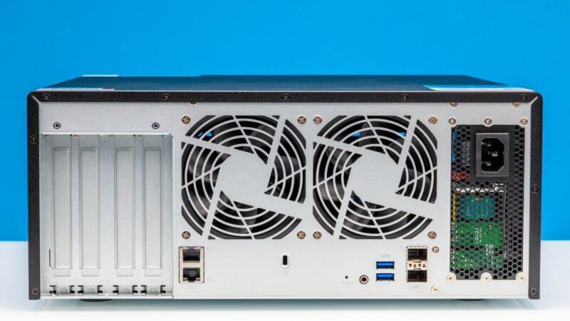 QNAP TS H1290FX Rear 1