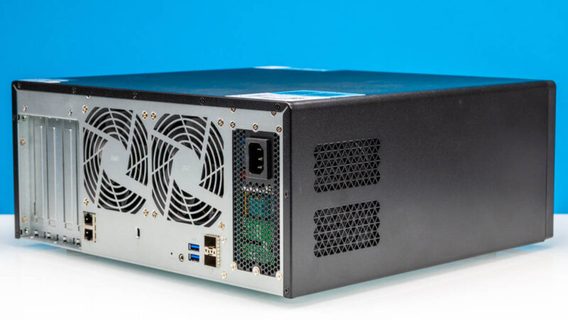 QNAP TS H1290FX Rear Angled 2