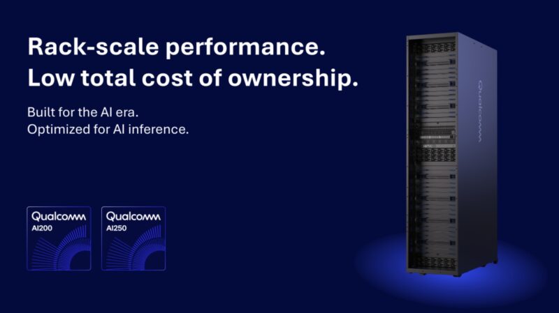 Qualcomm AI200 And AI250 Rack Low TCO Announcement