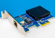 The Arrival of CHEAP 10GbE Realtek RTL8127 NIC Review Realtek RTL8127 10Gbase T PCIe Gen4 X1 NIC Angle