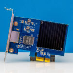 Realtek RTL8127 10Gbase T PCIe Gen4 X1 NIC Front