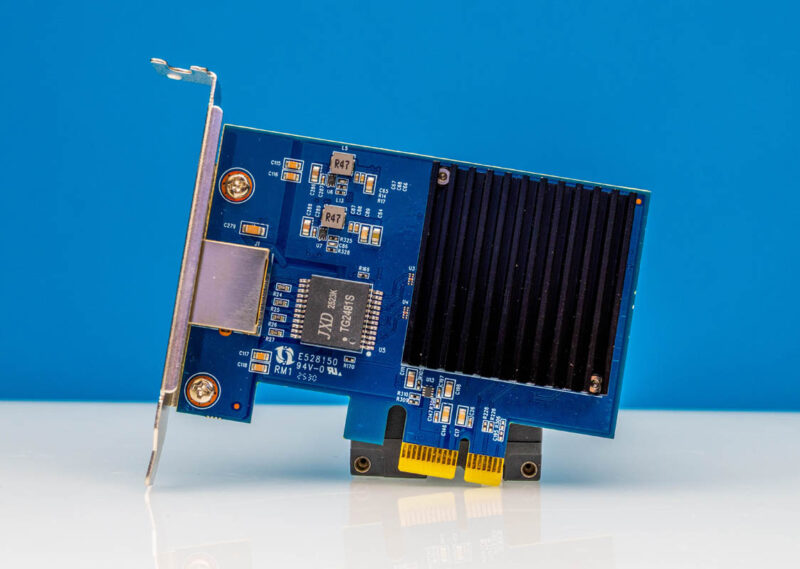 Realtek RTL8127 10Gbase T PCIe Gen4 X1 NIC Front