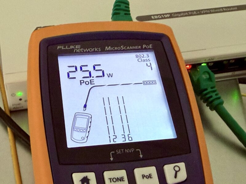 ASUS ExpertWiFi EBG19P Fluke PoE Large