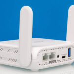 ASUS RT BE58 Go BE3600 Dual Band Wi Fi Router Rear Angled 3