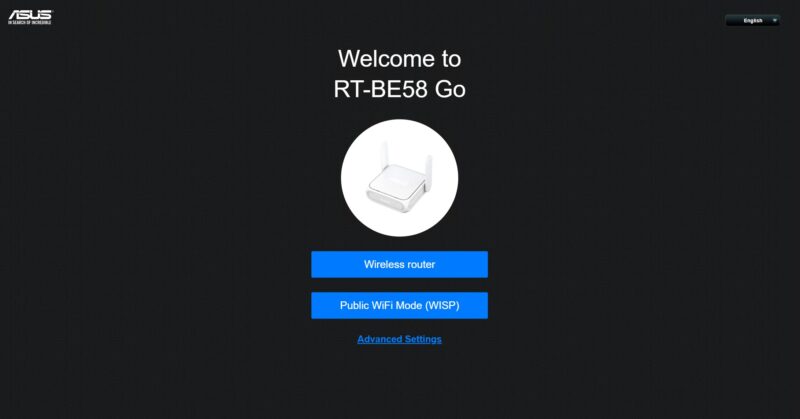 ASUS RT BE58 Go Setup Step 3 Pick How You Want To Use