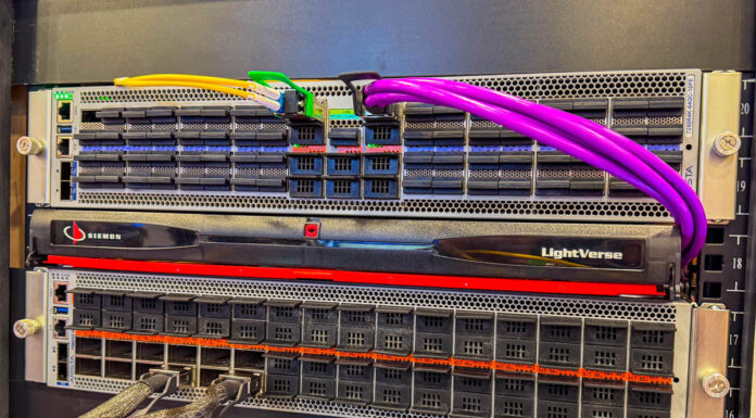 Arista Shows Scale-Across Network Switches at SC25 Arista 7280R4K 64QC 10PE And 7060X6 64PE At SC25 1