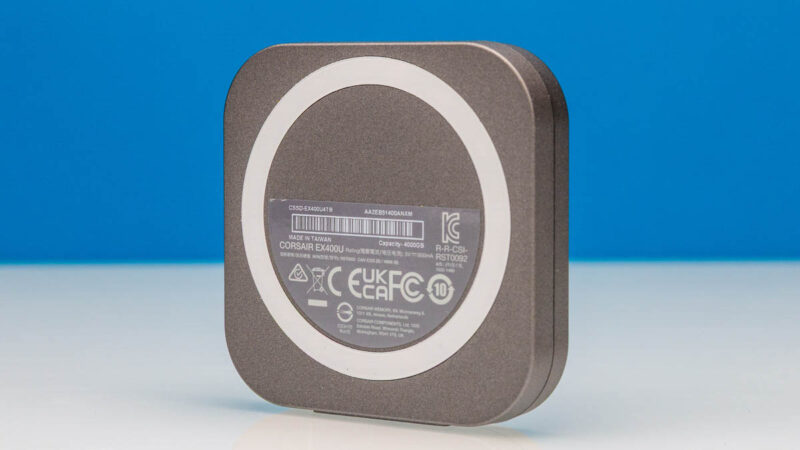 Corsair EX400U 4TB Bottom Angled 2