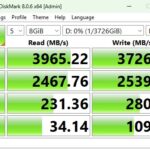 Corsair EX400U 4TB CrystalDiskMark 8GB