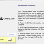 Corsair EX400U 4TB Serial Number Update Utility