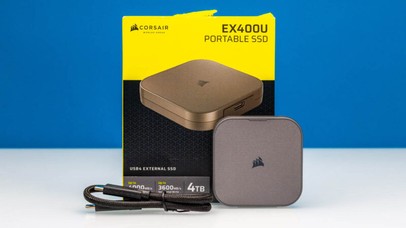 Corsair EX400U 4TB With Box And Accessories
