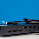 Dell Pro Thunderbolt 5 Smart Dock Rear Angled 1