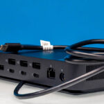 Dell Pro Thunderbolt 5 Smart Dock Rear Angled 2