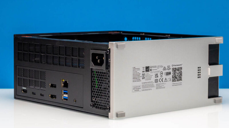 Framework Desktop AMD Ryzen AI Max + 395 128GB Rear Angled 4