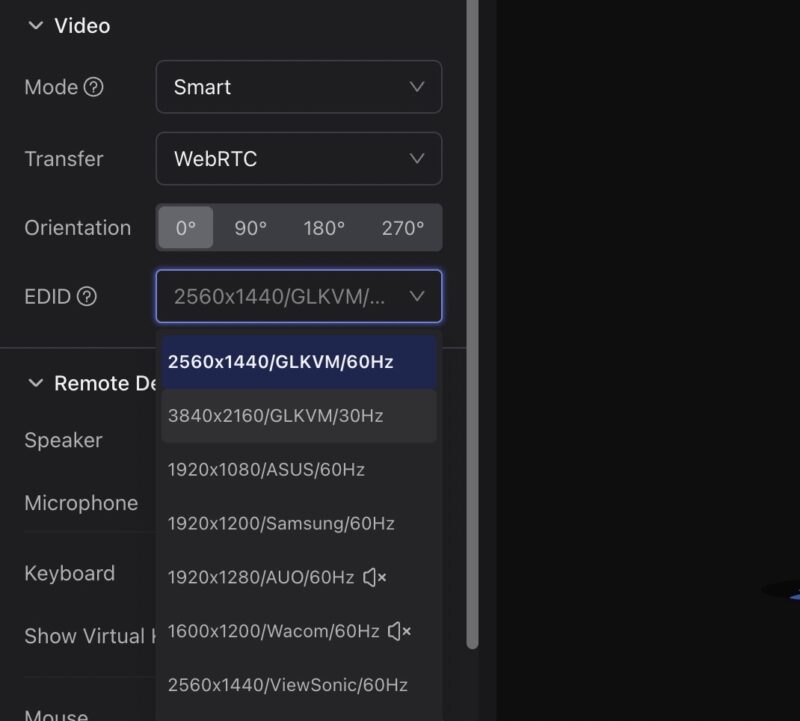 GL.iNet Comet PoE Change EDID And Resolution