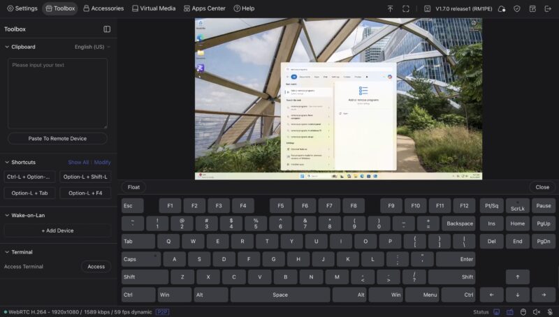 GL.iNet Comet PoE Clipboard And Virtual Keyboard